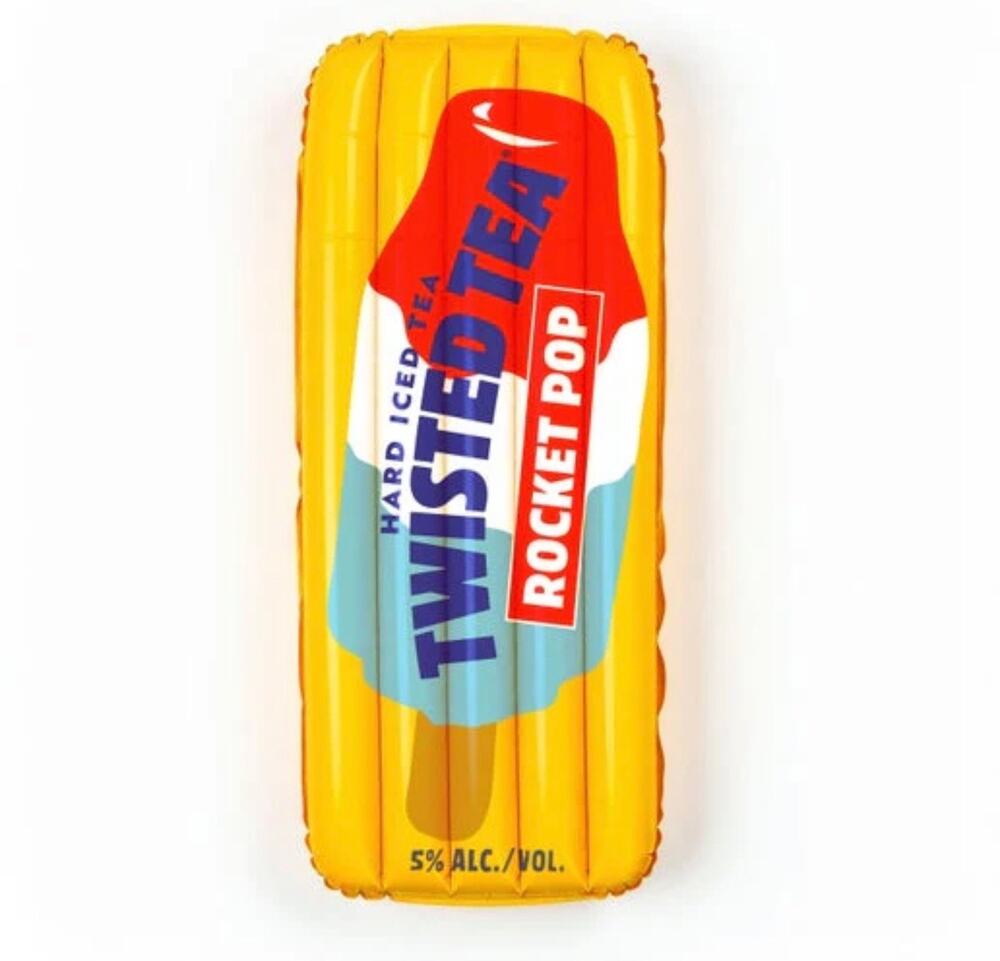 Twisted tea Rocket Pop Inflatable Popsicle Float NEW